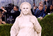 Heidi Klum Stuns as Living Marble Sculpture at Met Gala 2026